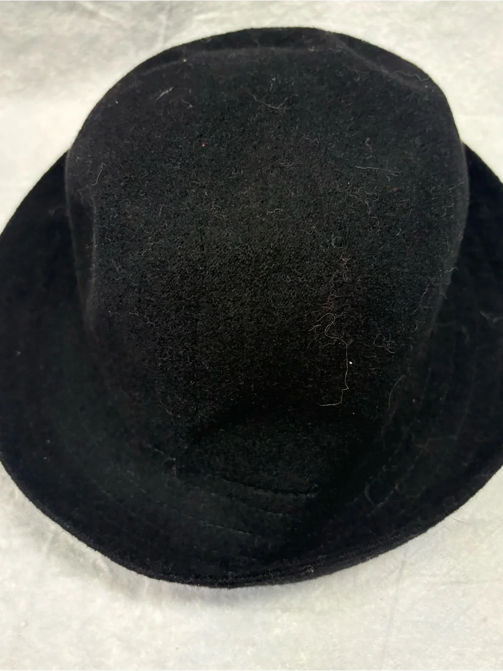 Kangol Black Felt Bucket Hat